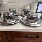 Vintage Chevrolet Motor Division Hubcaps 4 Lug Late 1960s   early 1980s Full Set