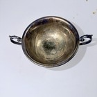 Reed   Barton Silverplate Footed Trophy Bowl 843 Wedding Engraved 1974 4 5   