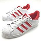 Adidas Originals Superstar Cloud White Vivid Red Gz3741 Men s Sz 8-13