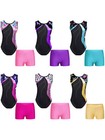 Kids Girls Gymnastics Dance Leotard Competition Dancewear Outfits Exercise