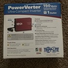 Tripp Lite 150w Car Power Inverter 1 Outlet Auto Inverter Ultra Pv150 New