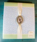 Hallmark First Year Baby Book Photo Album Blue Boys 10x11 3-ring Binder Msrp  40