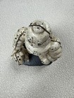 Vintage Michelin Man Bibendum W  Bubble The Dog 10    Tall Heavy Cast Iron Figure