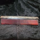 Sterling Silver Repousse Ornate Scroll Hair Comb  67