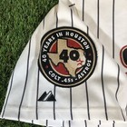 2001 Joe Slusarski Game Used Worn Houston Astros Home Pinstripe Jersey 40 Patch
