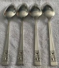 Vintage Oneida Community Coronation Pattern 1936 Silverplate-4 Teaspoons