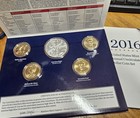 2016 United States Mint Annual Uncirculated Dollar Coin Set Ogp Silver Eagle   4