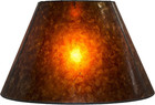 Amber Mica Lampshade 12    Bottom     Spider Fitter Handmade Classic Lamp Shade