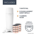 Diaper Genie Complete Diaper Pail Starter Kit Gift Set 1 Pack