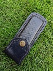 Handmade Leather Folding Blade Knife Sheath Belt Pouch Edc Tools Pocket Camping