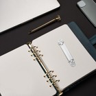  Binder Clasp Ring Pages Clip For Planner Rings 2-ring Silver Metal Diy Binder 