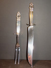 International  royal Danish  Pattern Sterling Handled Carving Set