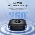 Emeet Conference Speakerphone M0 Plus  4 Ai Mics 360   Voice Pickup  Noise Reduct