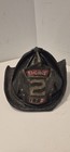 Vintage Leather Cairns Fire Helmet Terryville Fire Dept New York Engine 2