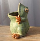 Ceramic Frog Shaped Plant Pot bonsai Pot flower Pot succulent Planter    