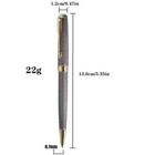 Parker Sonnet Series Ballpoint Pen Grey Grid Gold Clip Fine Nib Blue Ink No Box