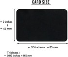 Personalized Text Engraving Wallet Insert Gift Card Custom Text