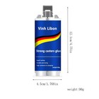 2 Pack Strong Foundry Glue  High Temperature Resistant Casting Metal Repair Glue