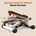 Mini Stair Stepper With Resistance Bands Portable Home Fitness Machine 300lb