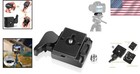 323 Rc2 Aluminum Quick Release Tripod Plate For Manfrotto Cameras - Black