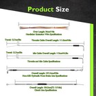 Chrome Extended 16 -18  Handlebar Cable Kit For Harley Heritage Softail Deuce