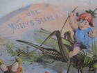 Muzzy s Starch Cherubs Battling Giant Grasshopper Recipes  Back Trade Card 1800 