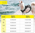 Service Dog Harness  Reflective Dog Vest Harness With 5 Pcs Patches  Adjustab   