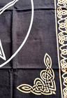Pentacle Pentagram Table  Altar Cloth 3-foot X 3 Foot Large Bold New
