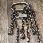 Usa-alloy Usa 9 32   x 3    Lifting Chain 6 Leg With Hooks Hoist Spreader Towing