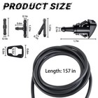 Auceli Windshield Washer Hose Kit 22 Pcs Set  4m 1 69 X 0 12 Inches  22pcs 