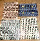 Lot Of 23 Vintage 1936-1979 Christmas Seals Stamp Sheets   Loose Stamps 