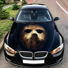 Mask Car Hood Wrap Decal Vinyl Sticker Full Color Graphic Fit Any Car Horror