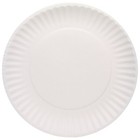Ajm Packaging White Paper Plates 6  Dia 100 bag 10 Bags carton Pp6grewh