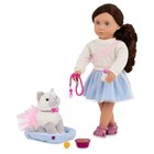 Our Generation Mindy   Pepper 18   Doll   Pet Kitten Set