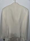 Le Suit Petite Ivory 2pc Skirt Suit Set 8p Notch Lapel 3-button Jacket