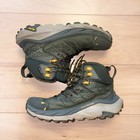 Hoka Kaha 2 Gtx Men   s 8 5 D Green Gore Tex Vibram Hiking Boots Trail