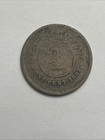 1883 Straits Settlements 1 Cent Copper Coin  Queen Victoria  Km 9