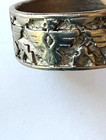 Vintage Fred Harvey Style Southwestern Thunderbird Ring Band Size 8 5 Unmarked 