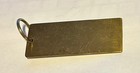 Vintage 1984 The Jacksons World Tour Brass Back Stage Guest Pass Key Chain   Fob
