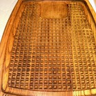1960 s Danish Modern Mid Century Solid Teak Wood 22 kitchen Cutting Board