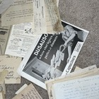 Antique French Ephemera 1900-1940   s Bundle Of 25 Sheets Per Pack