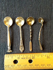 Vintage Sterling Silver Salt Spoons Lot Of 4 - Wallace   Mexican Hecho En Mexico