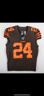 Nick Chubb Game Used Worn Jersey 2019 Browns Photo Match 100 Years Nfl Tag 2 Tds