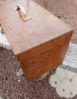 Vintage Handmade Wooden Toolbox 