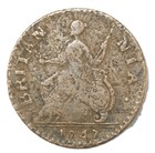 1747 Machins Mills Us Colonial Copper Halfpenny V 1-47a