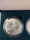 1994 W Us Veterans Commemorative Set Of 3 90  Silver Dollars West Point Ogp Coa