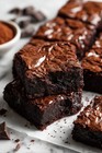 Fresh Baked Double Chocolate Fudge Brownies Family Box 18 Count Rich Moist Fudgy