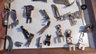 Vintage Lot Of Sewing Machine Parts Greist Singer Hiawatha Bullet Shuttle Bobbin
