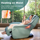 Full Body Sl Track Zero Gravity Massage Chair W  Pillow Reversible Footrest Heat