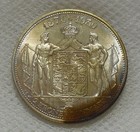 1930 Denmark 2 Kroner Silver Commemorative Coin Au-unc
